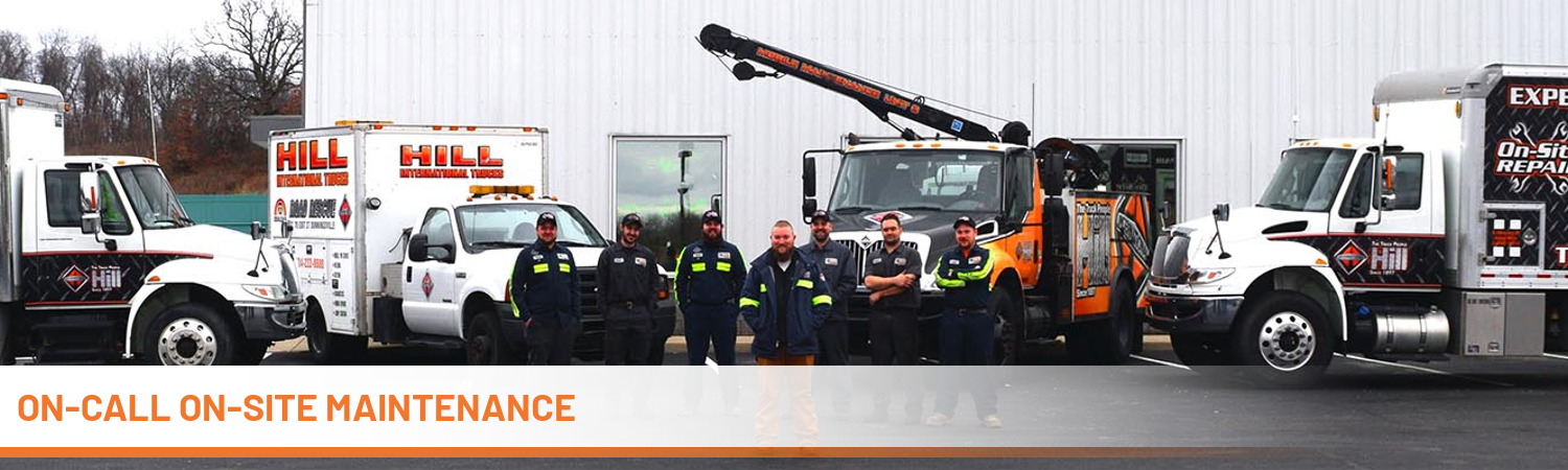 Hill International Trucks Mobile Maintenance Staff